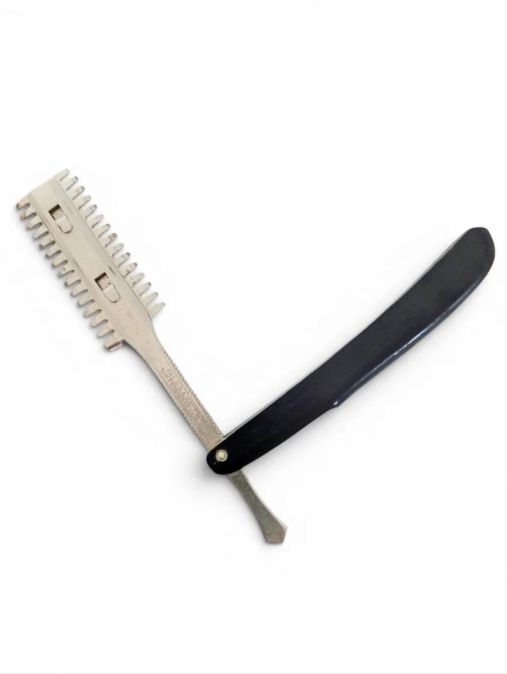 VINTAGE Thinning Scissors Razor Set Haircut Styling Barber Tools